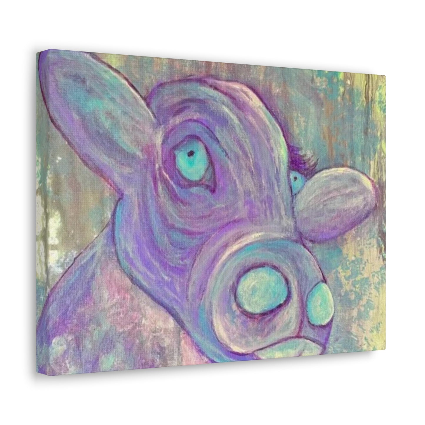 Purple Cow Painting