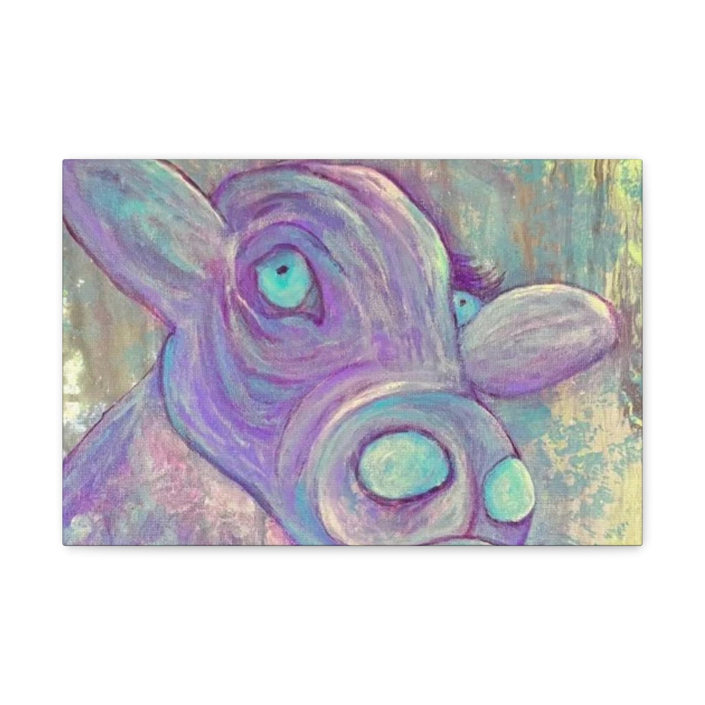 Purple Cow Painting