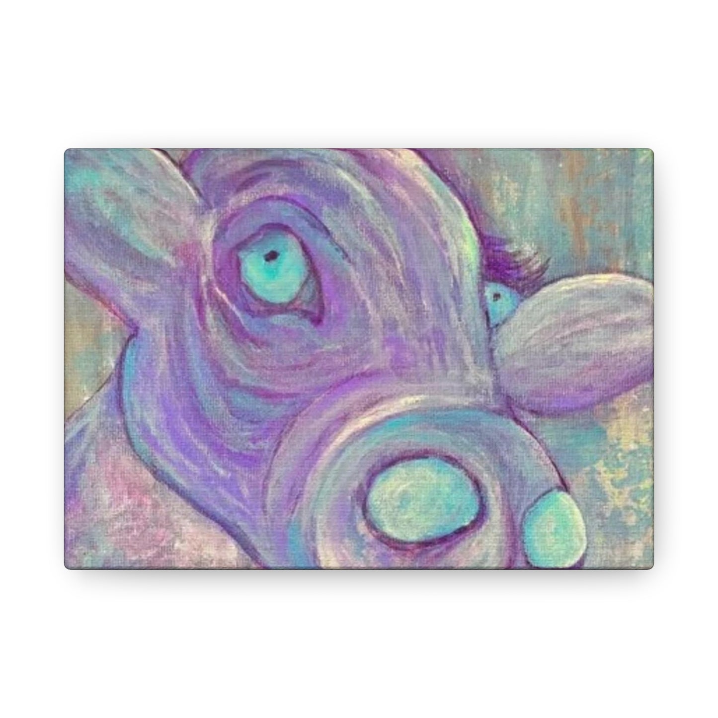 Purple Cow Painting