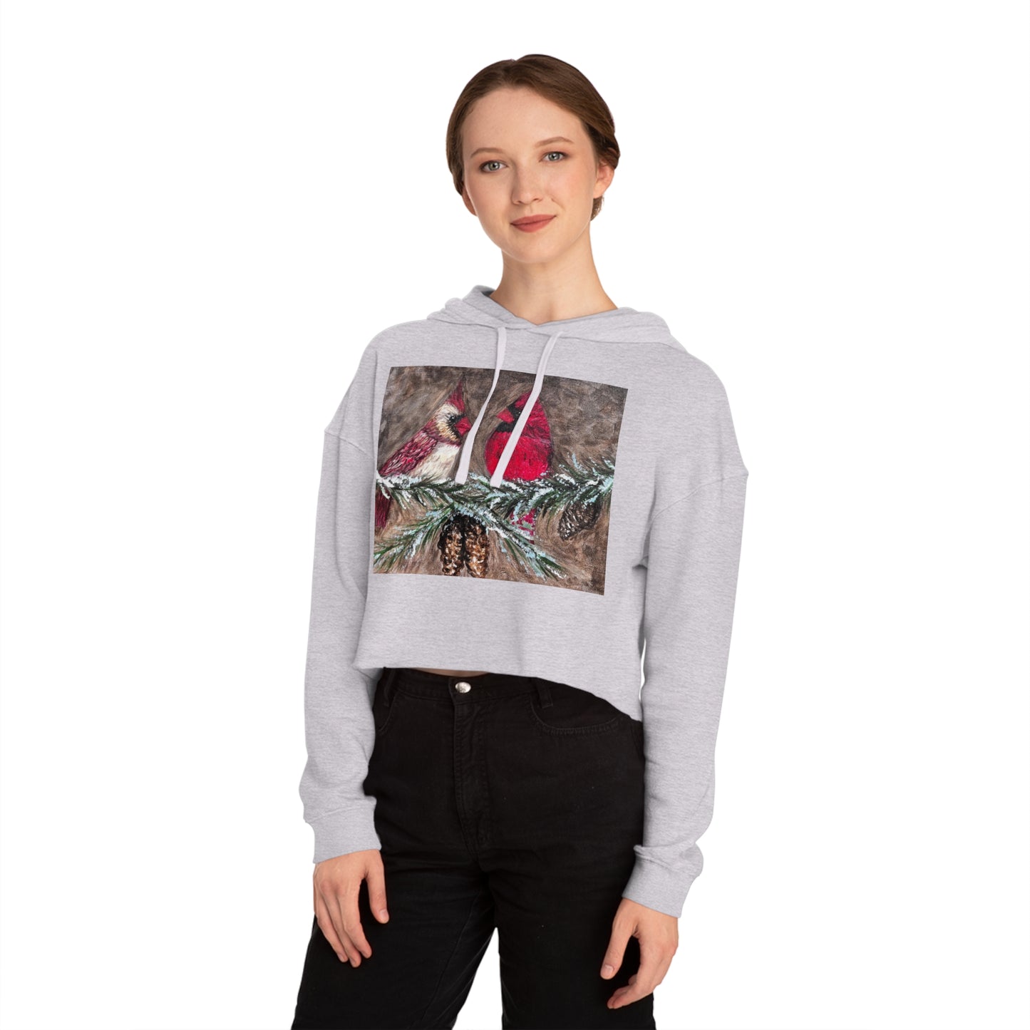 Women’s Cardinals Cropped Hooded Sweatshirt