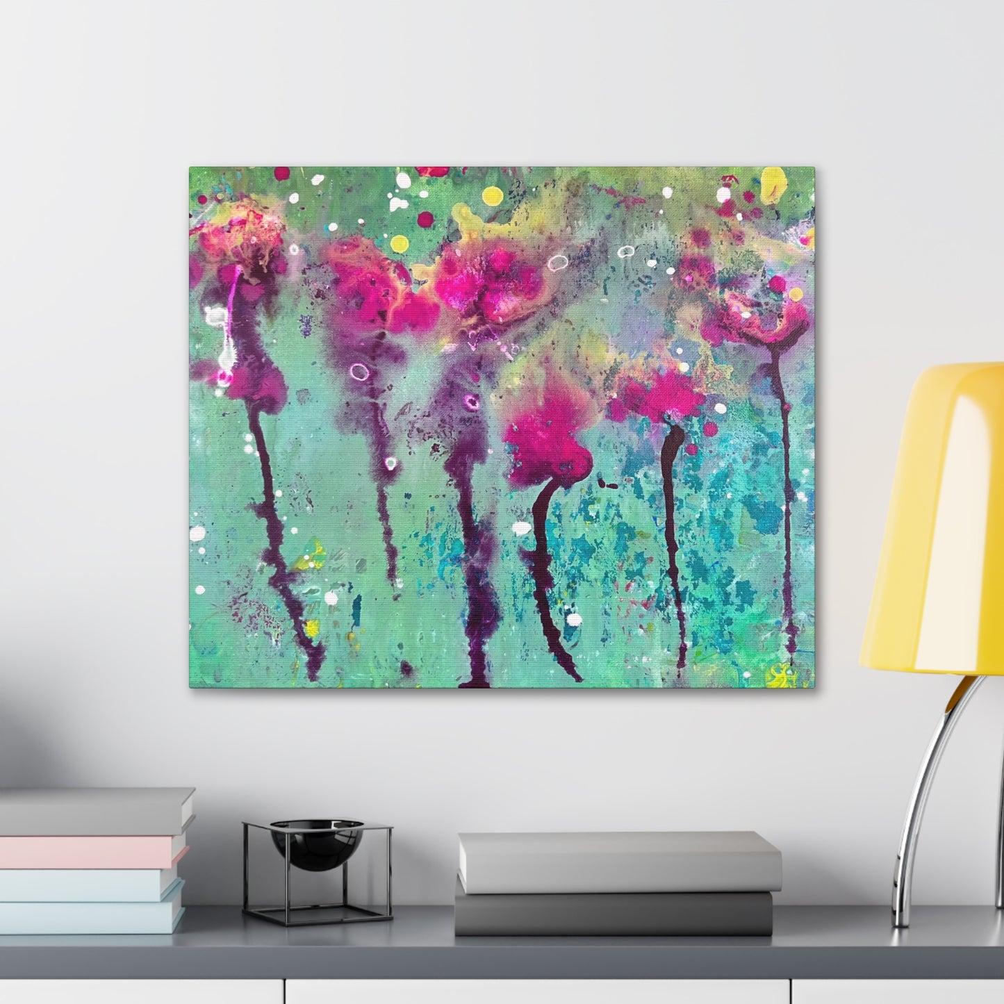 Dancing Roses Painting