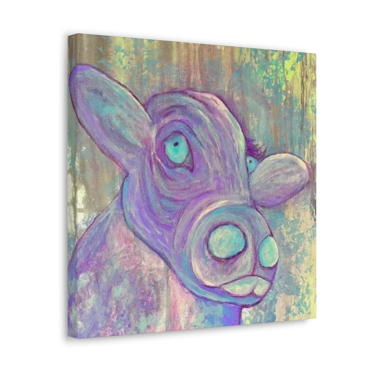 Purple Cow Painting