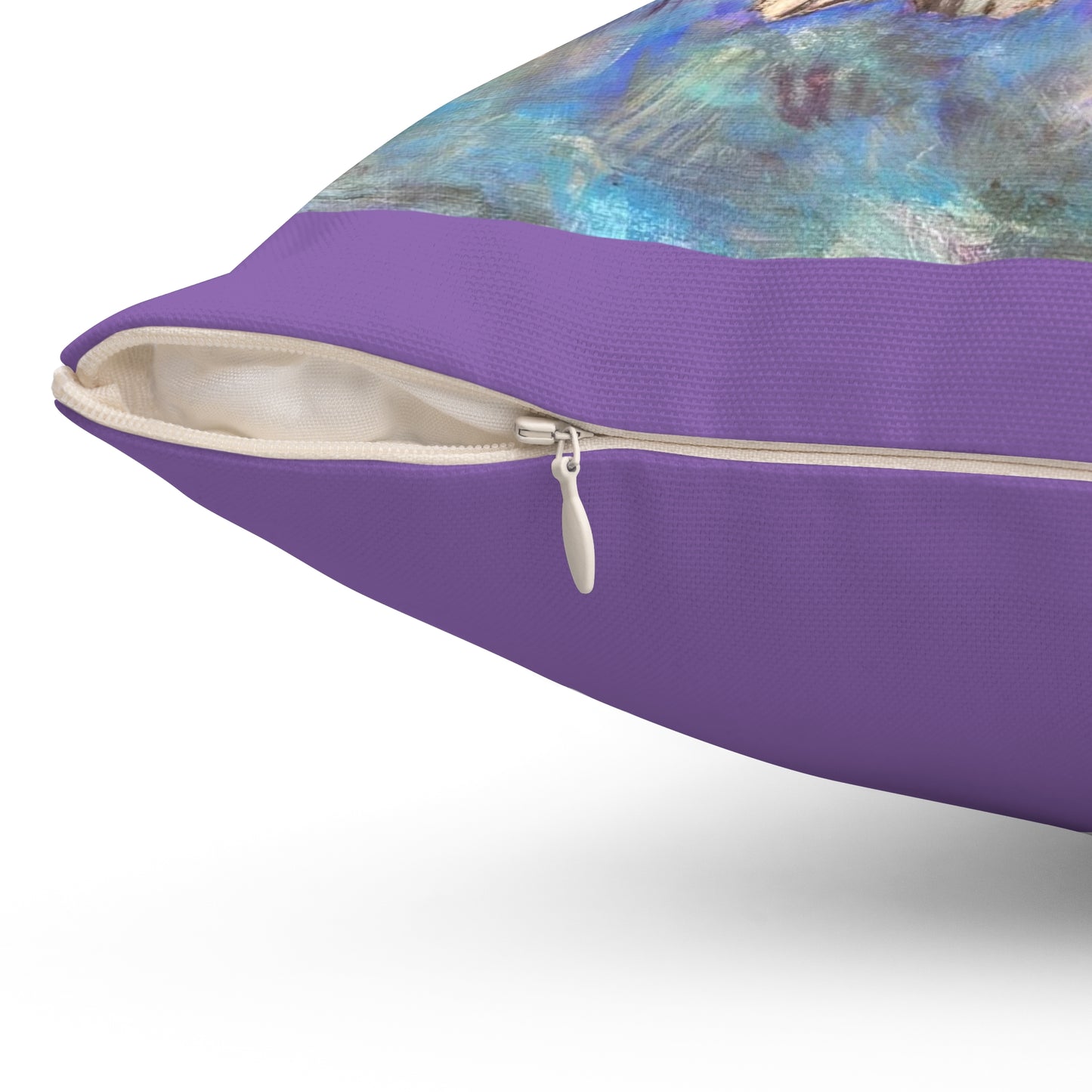 Hummingbird & Wisteria Pillow