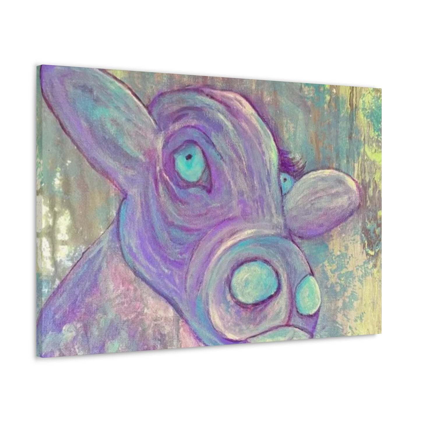 Purple Cow Painting