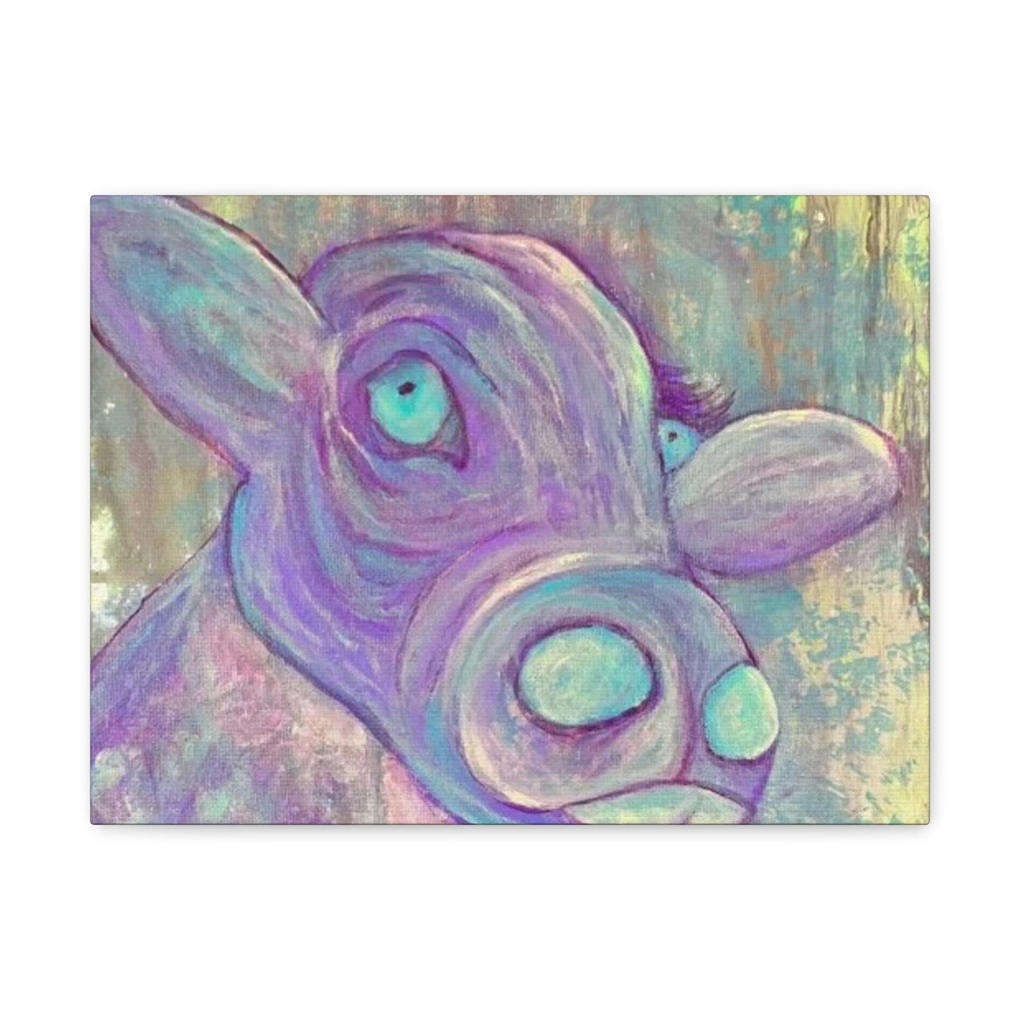 Purple Cow Painting