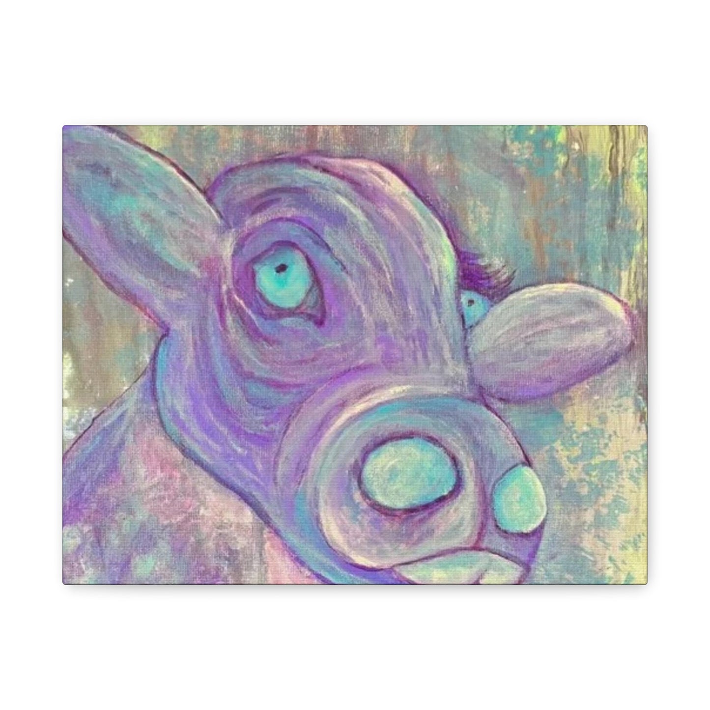 Purple Cow Painting