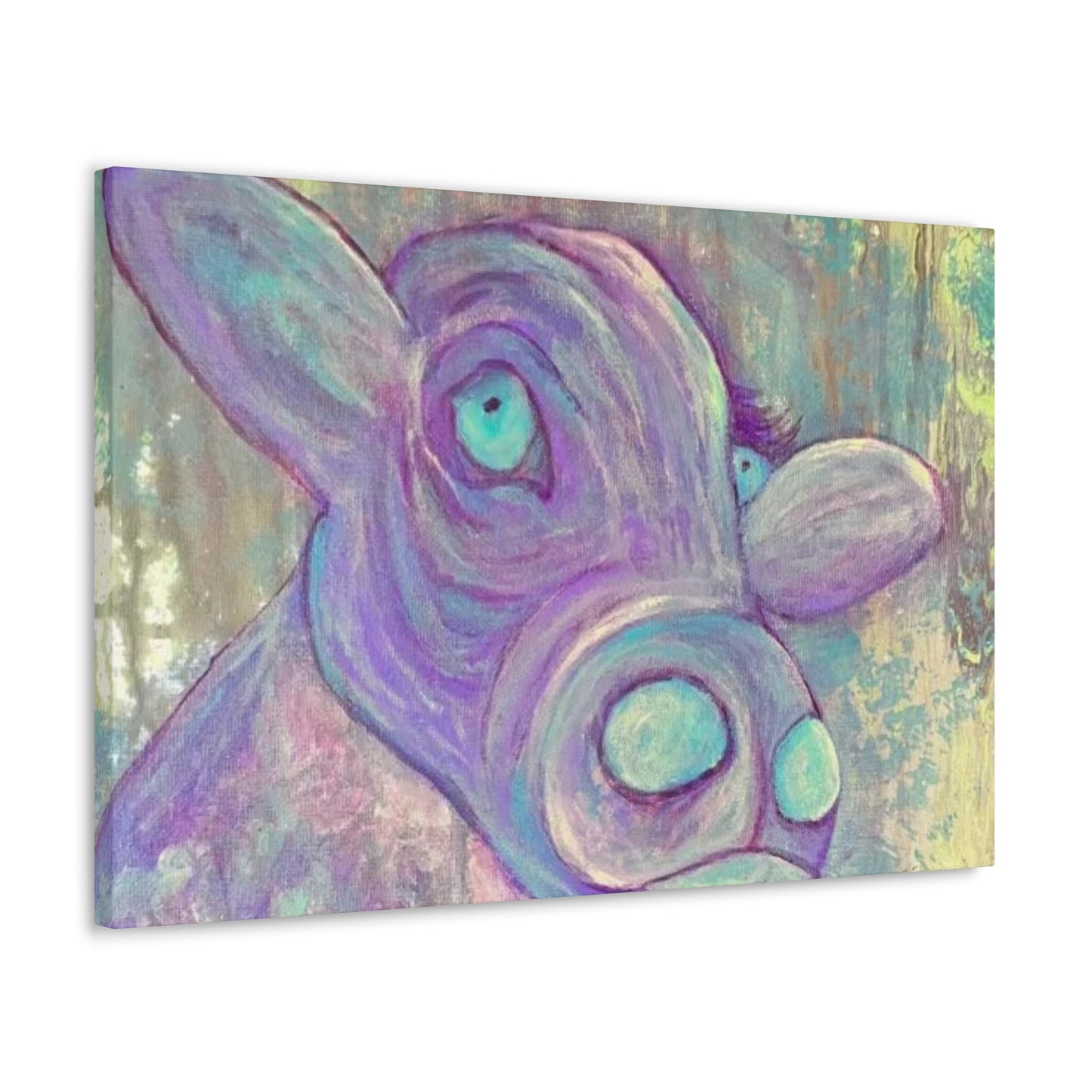 Purple Cow Painting