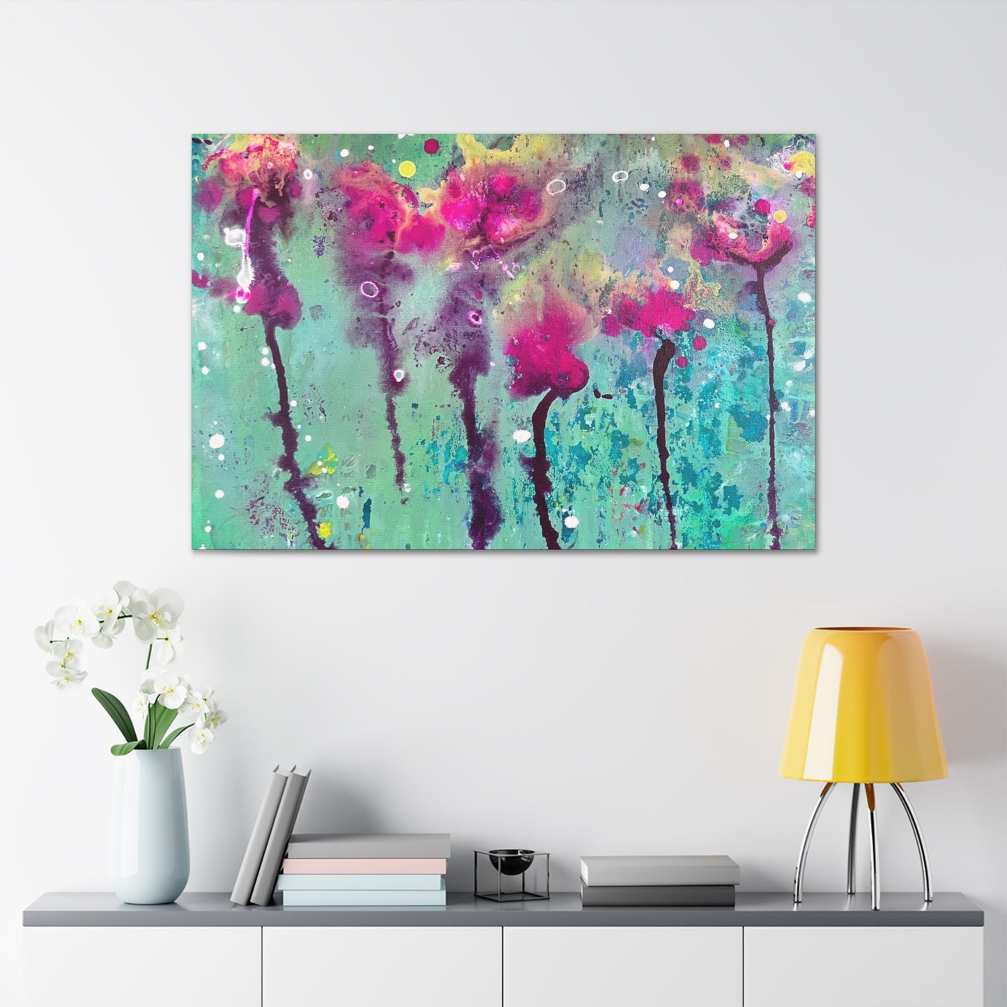 Dancing Roses Painting