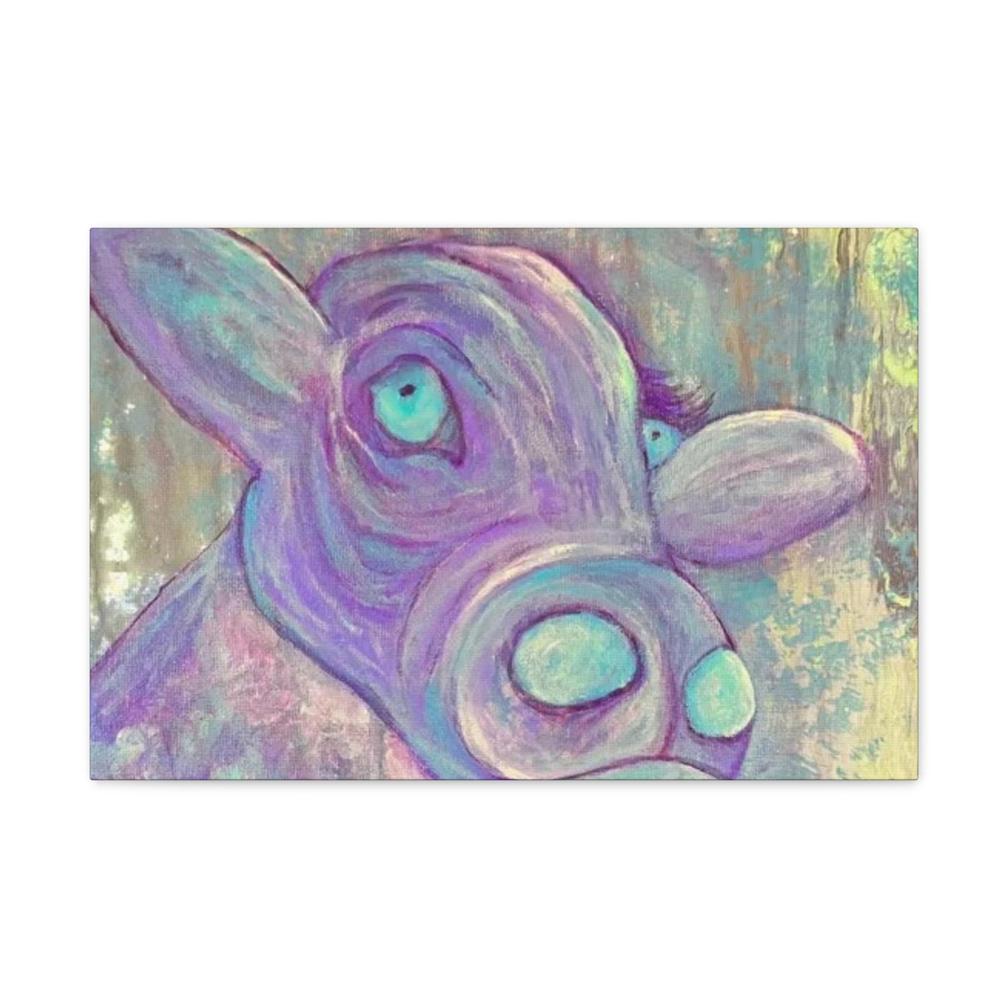 Purple Cow Painting