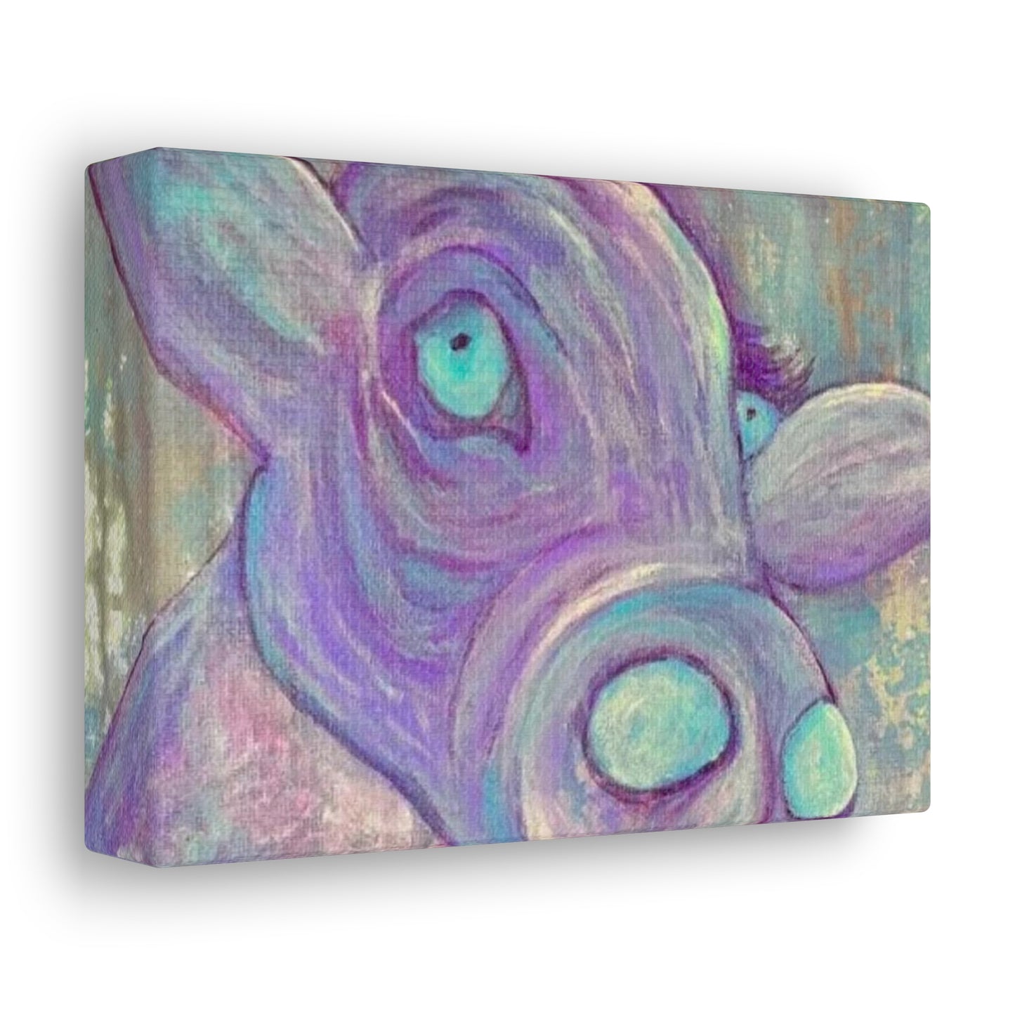 Purple Cow Painting