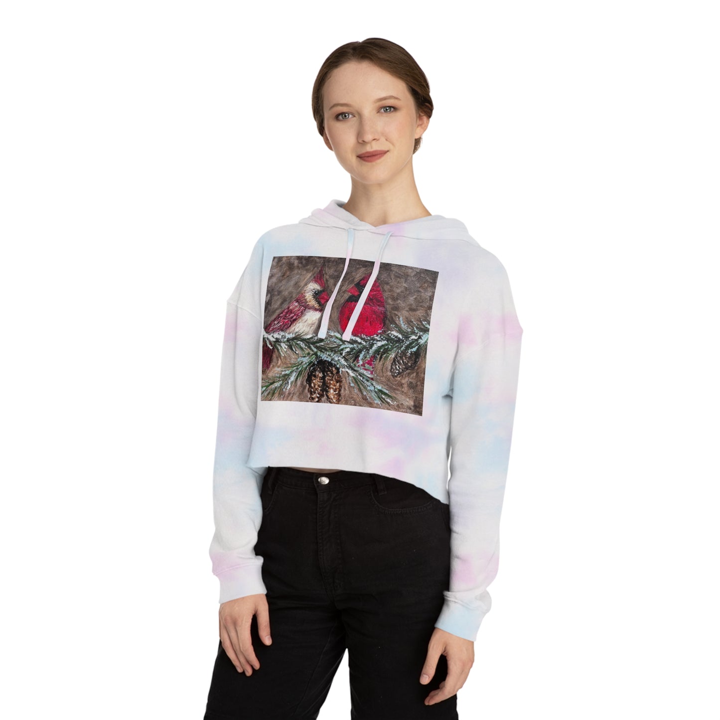 Women’s Cardinals Cropped Hooded Sweatshirt