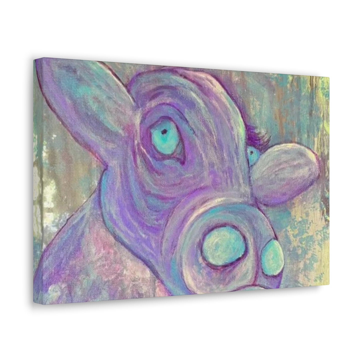 Purple Cow Painting