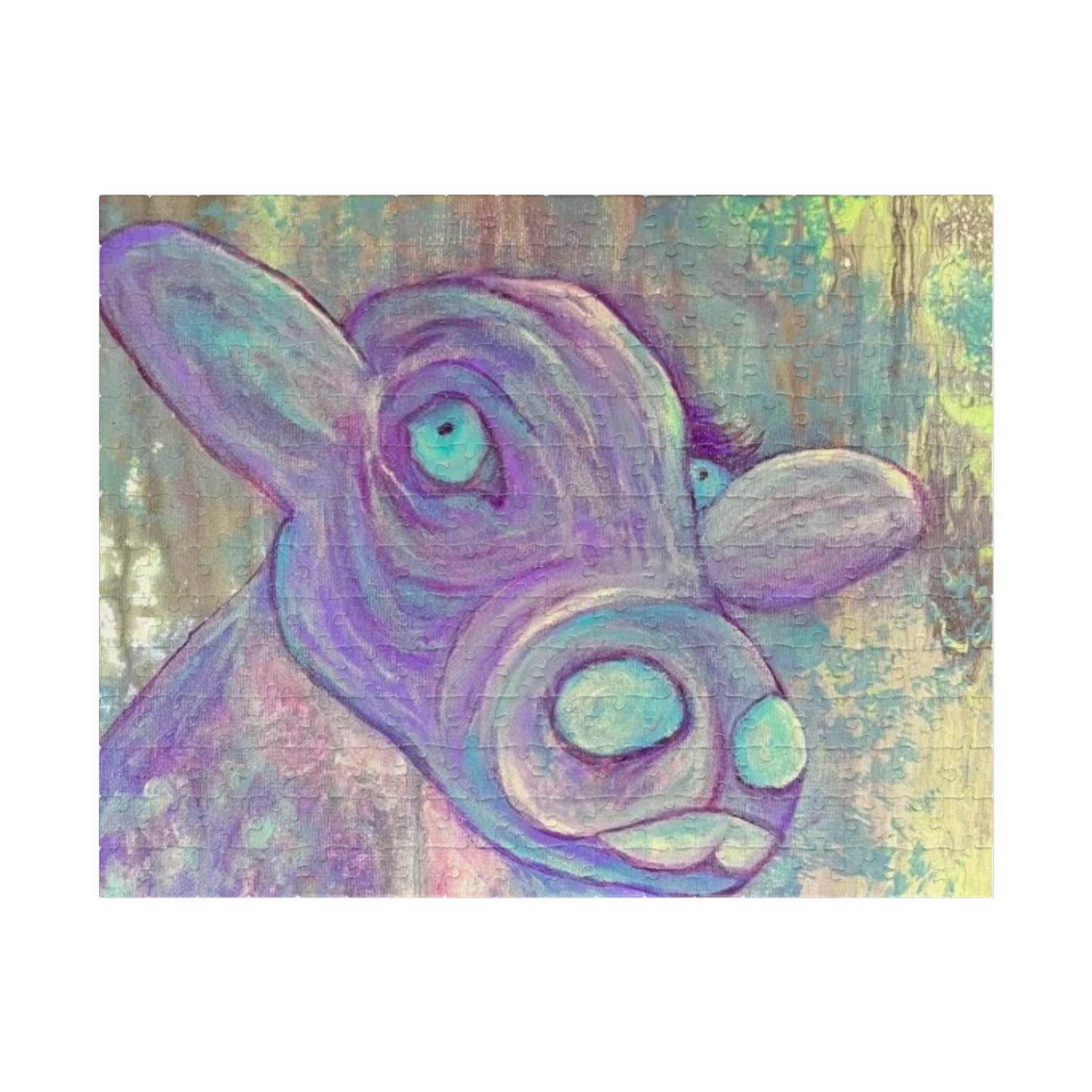 Purple Cow Puzzle (110, 252, 500, 1014-piece)