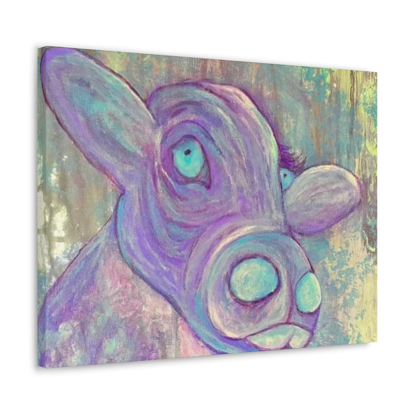 Purple Cow Painting