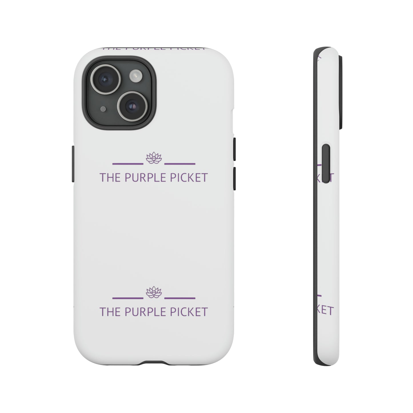 The Purple Picket Phone Case