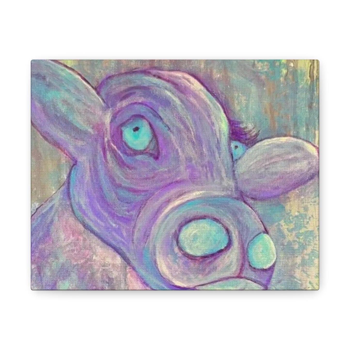 Purple Cow Painting