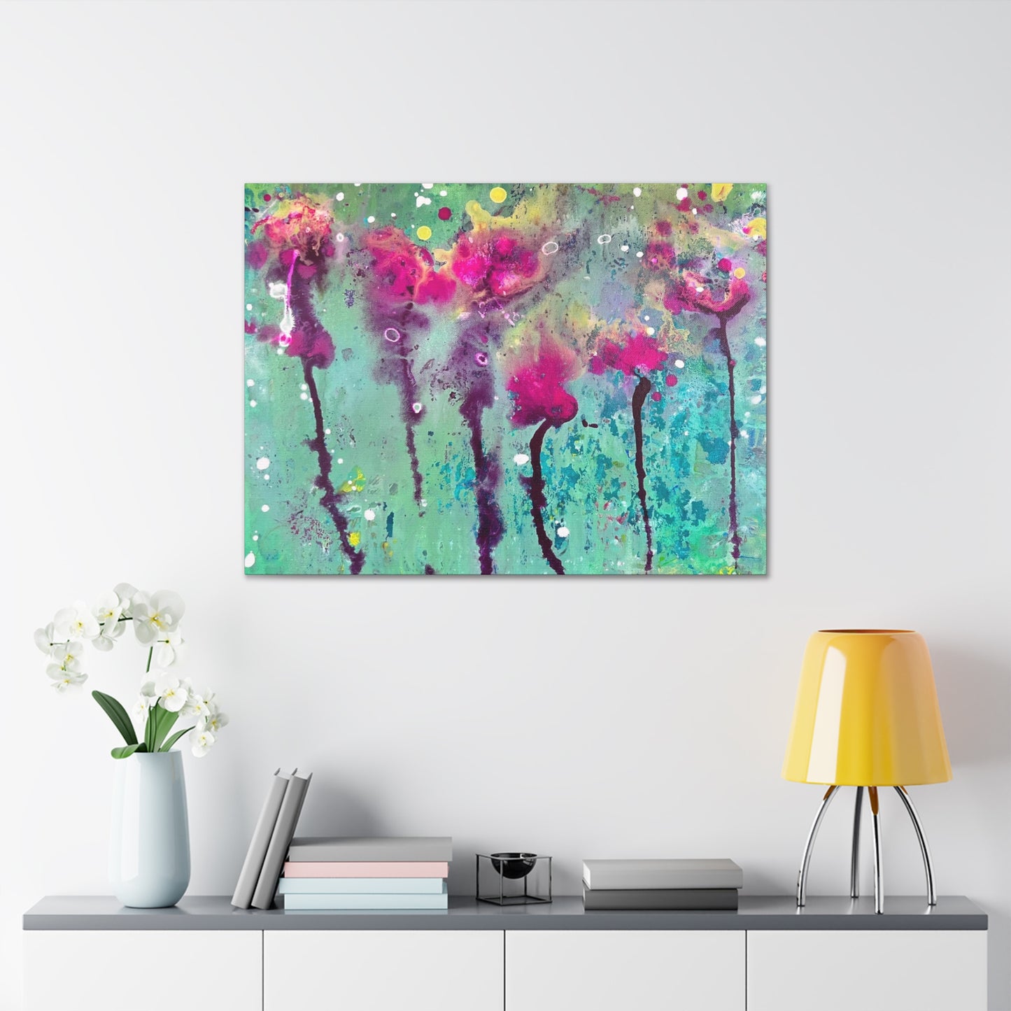 Dancing Roses Painting