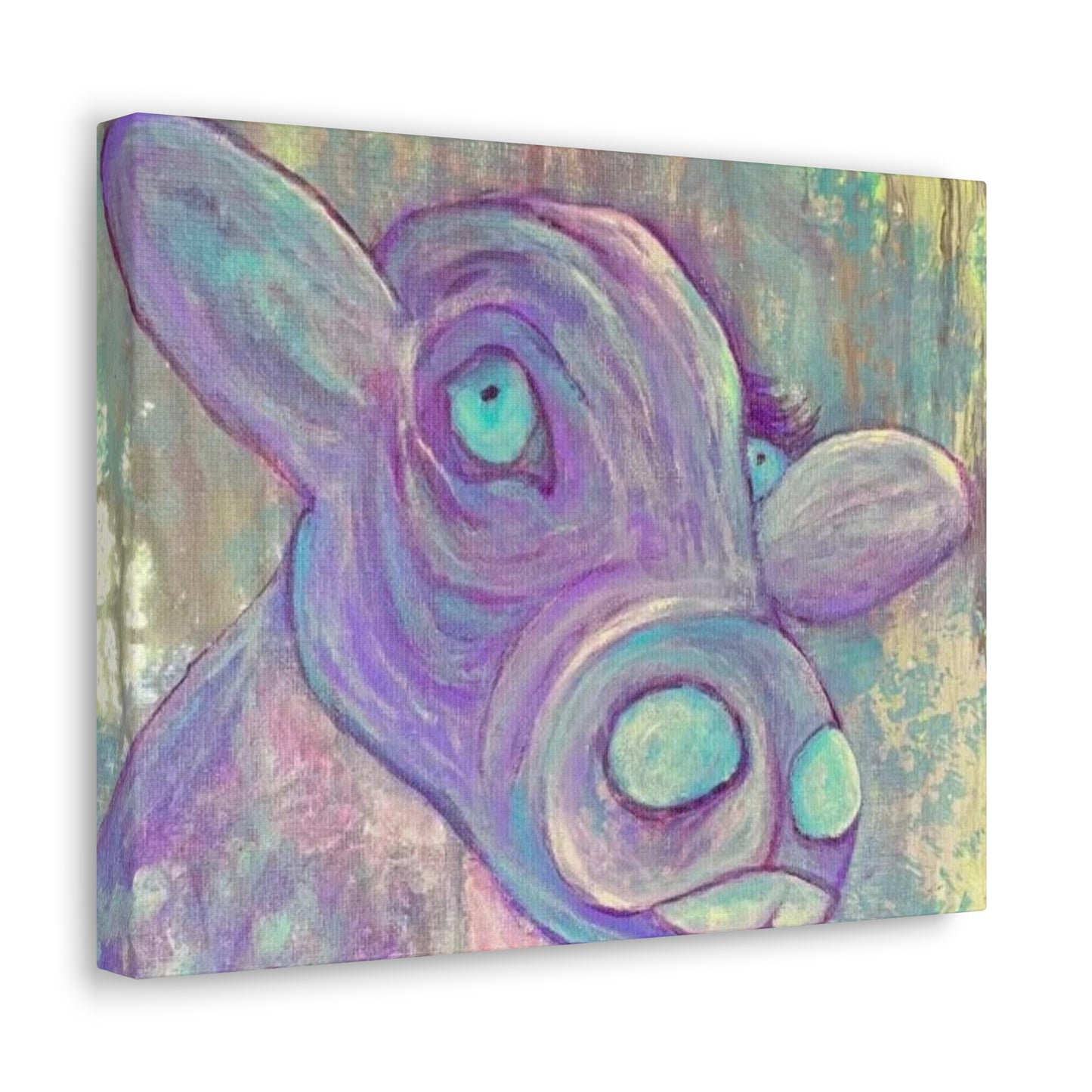 Purple Cow Painting