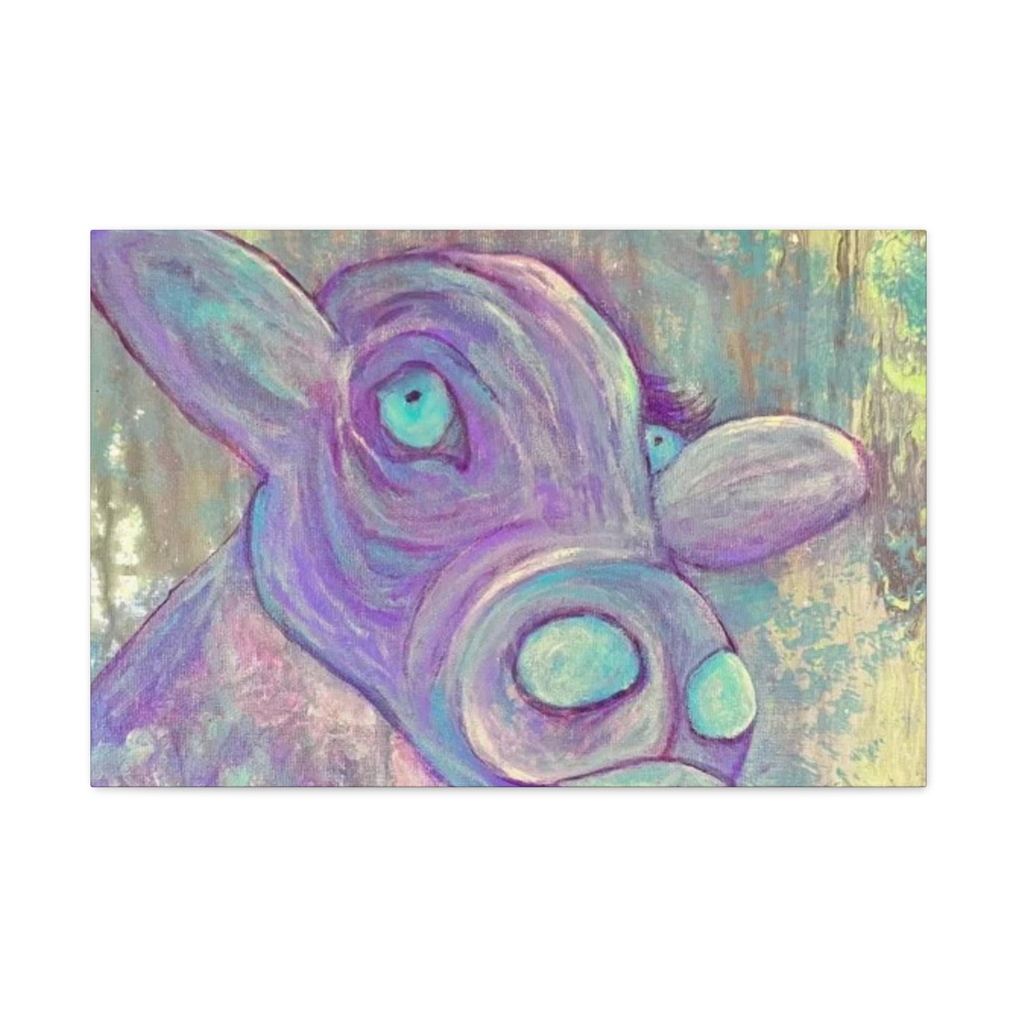 Purple Cow Painting