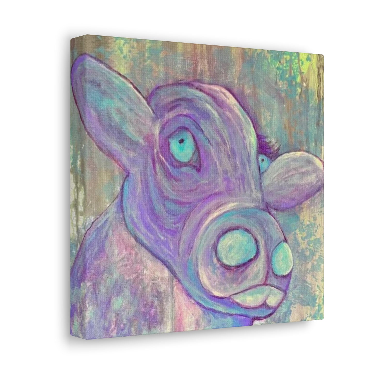 Purple Cow Painting