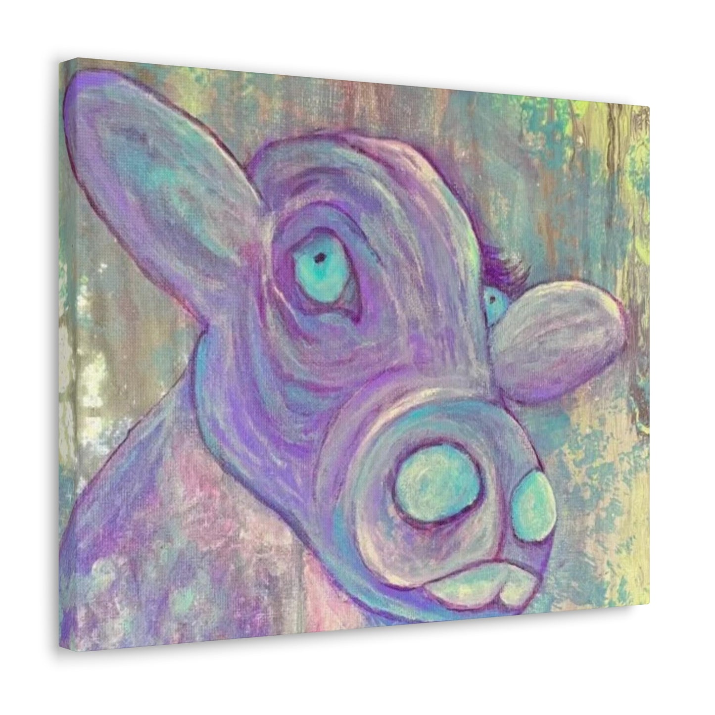 Purple Cow Painting