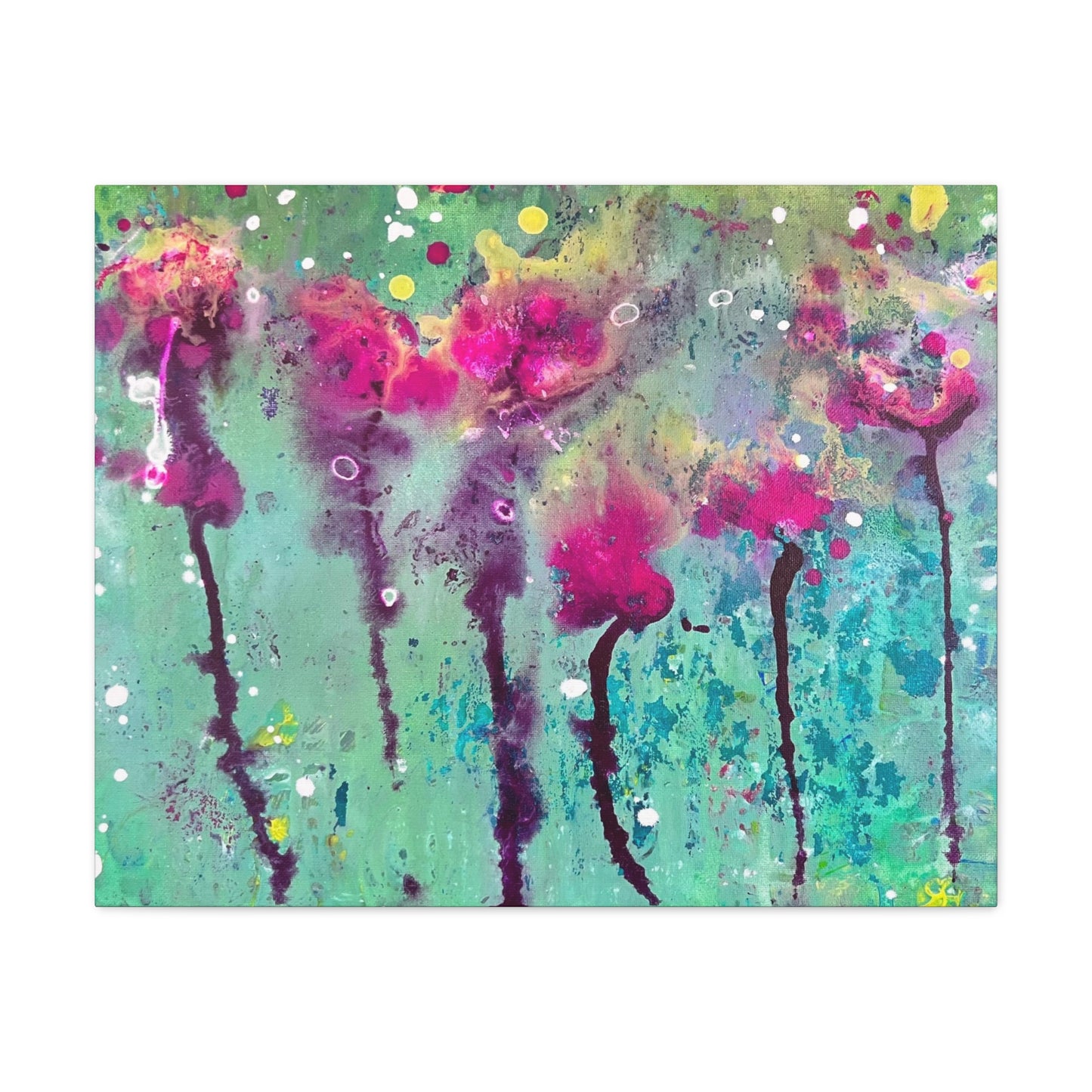 Dancing Roses Painting