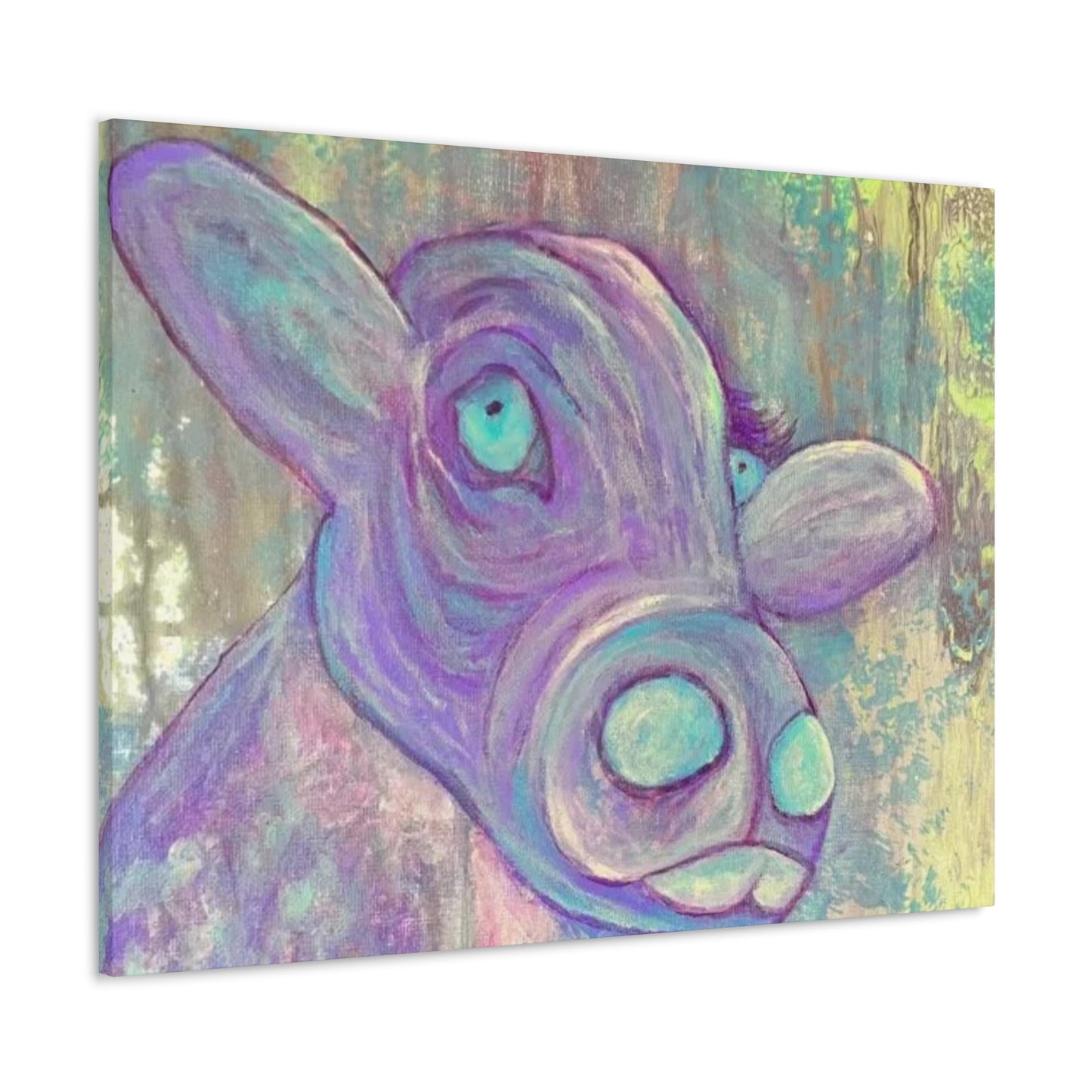 Purple Cow Painting