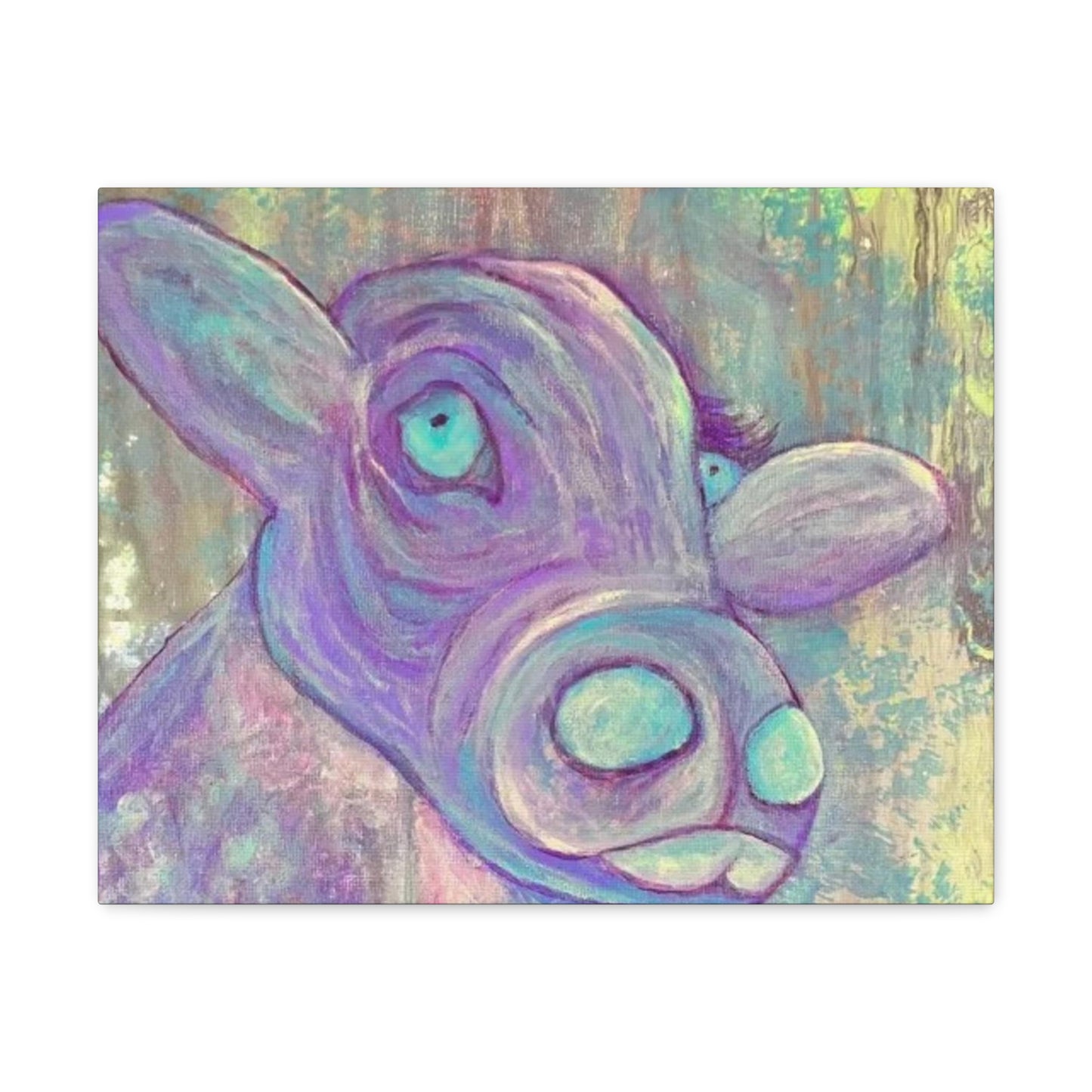 Purple Cow Painting