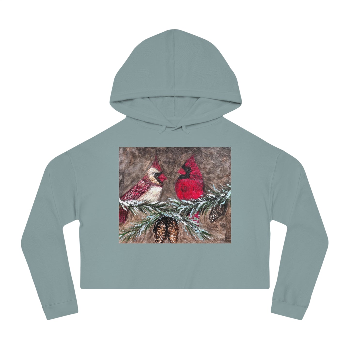 Women’s Cardinals Cropped Hooded Sweatshirt