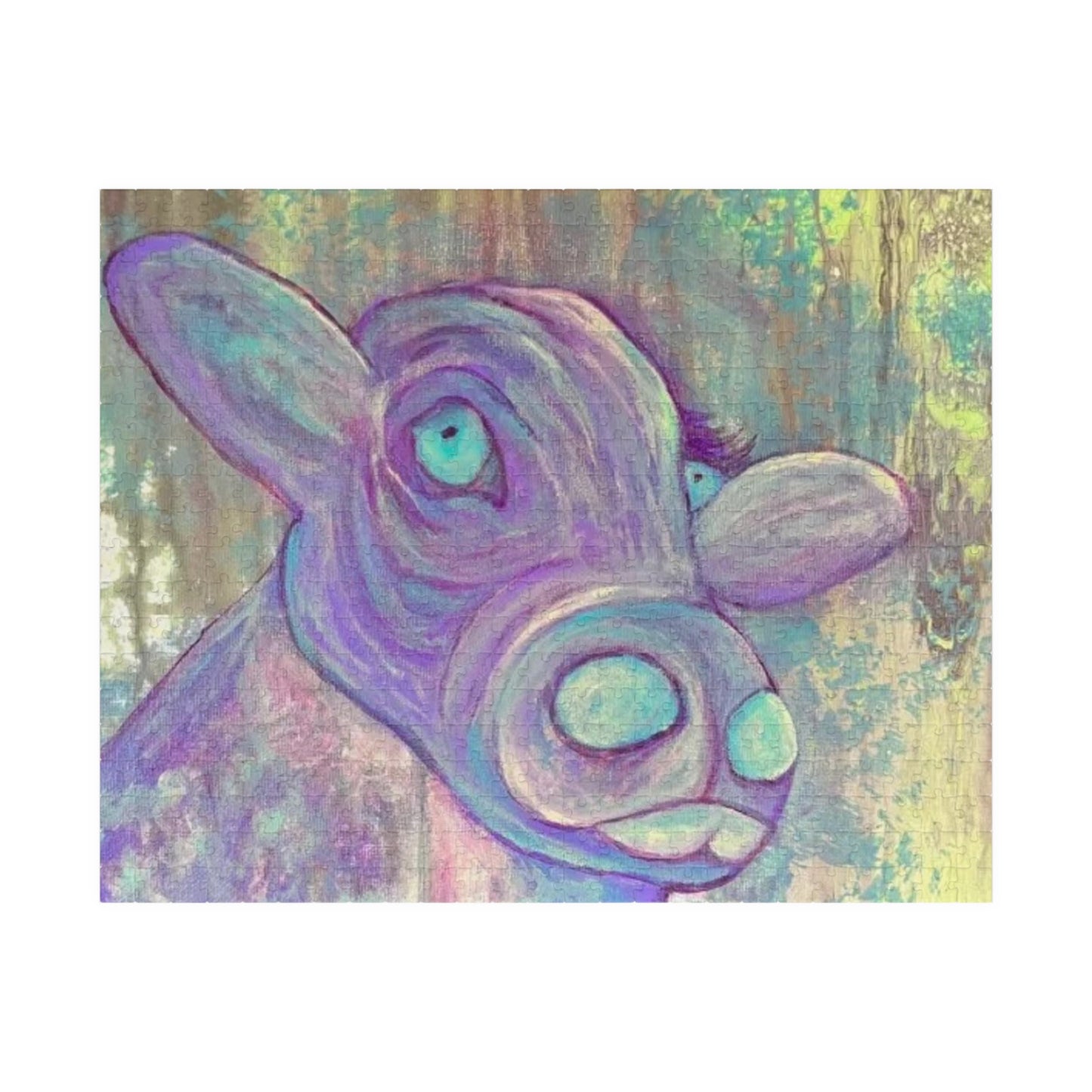 Purple Cow Puzzle (110, 252, 500, 1014-piece)