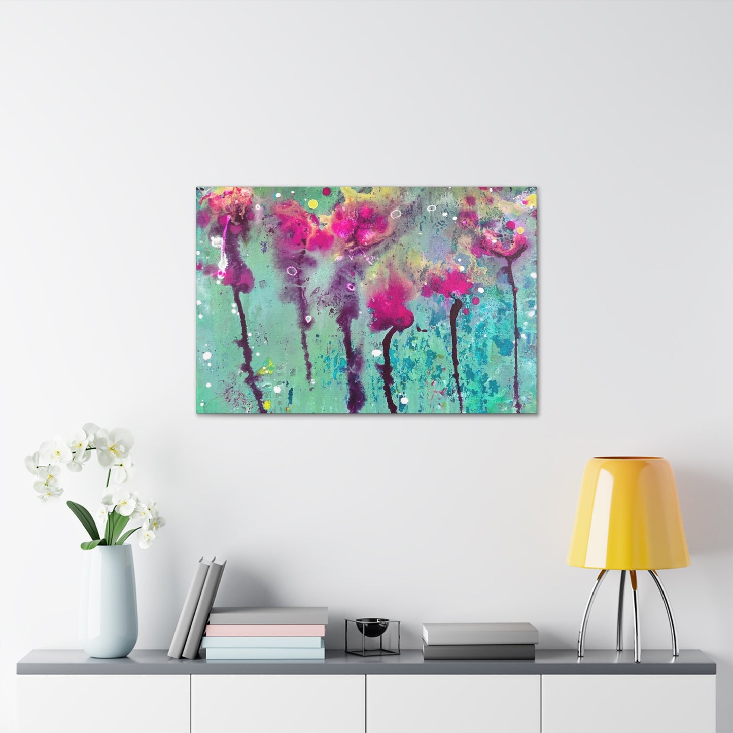 Dancing Roses Painting