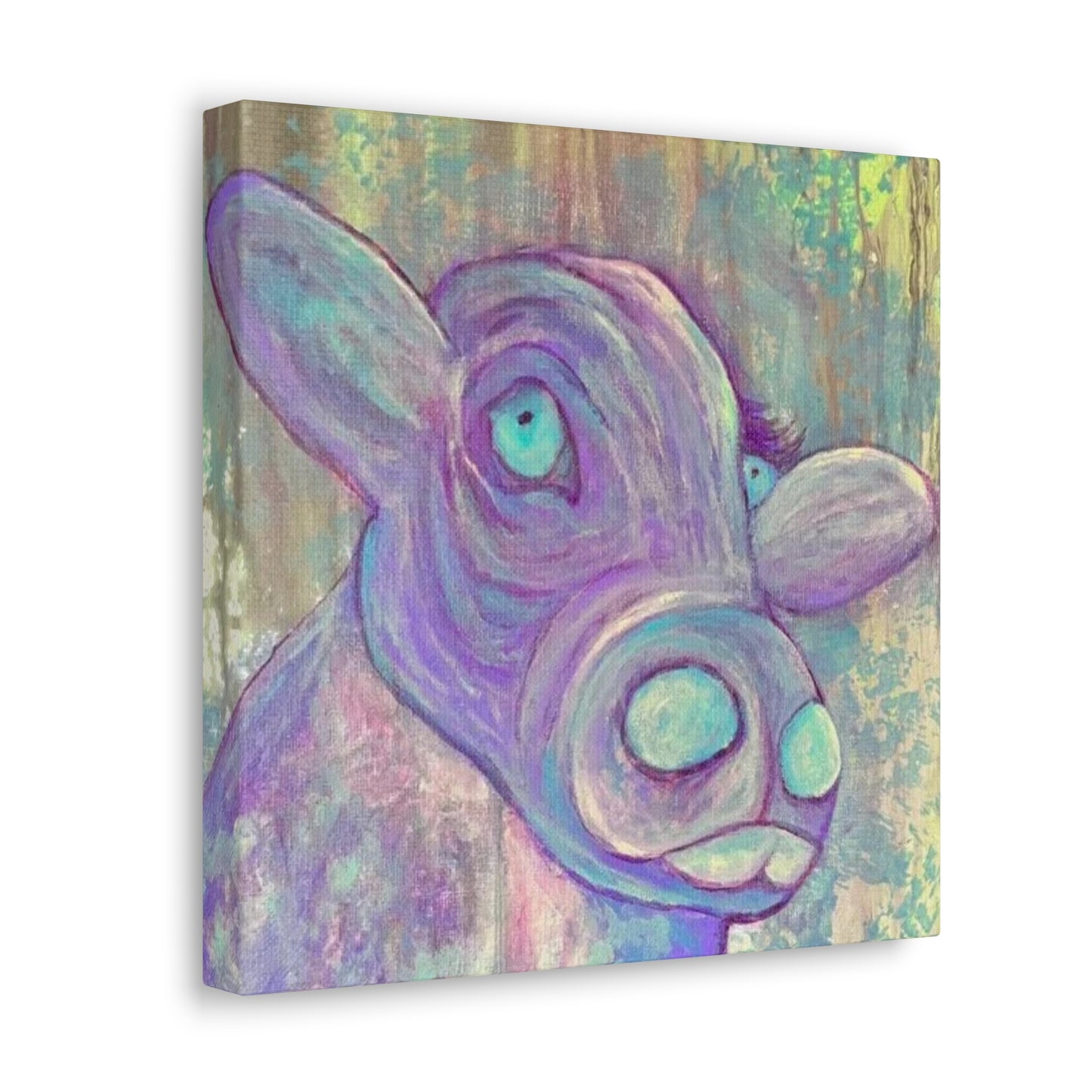 Purple Cow Painting