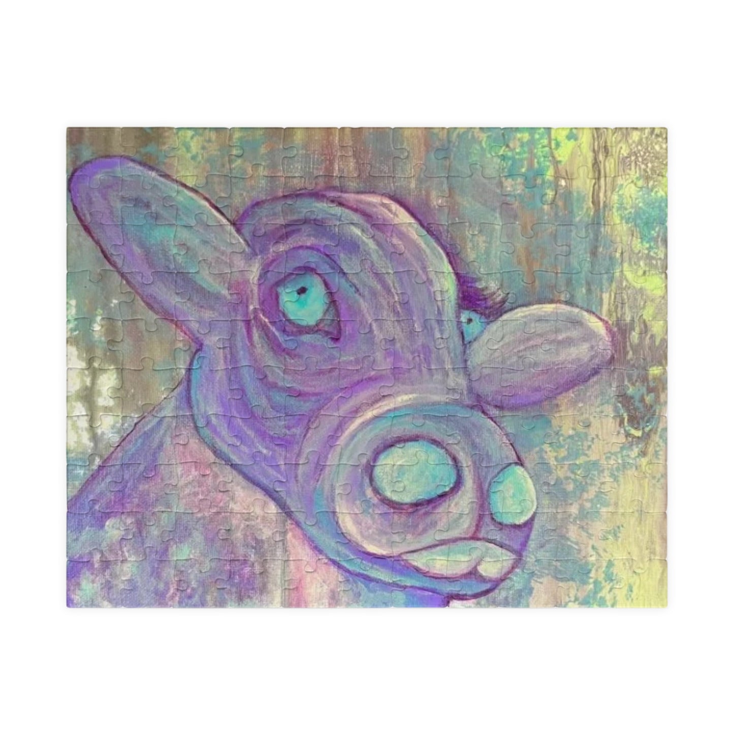 Purple Cow Puzzle (110, 252, 500, 1014-piece)